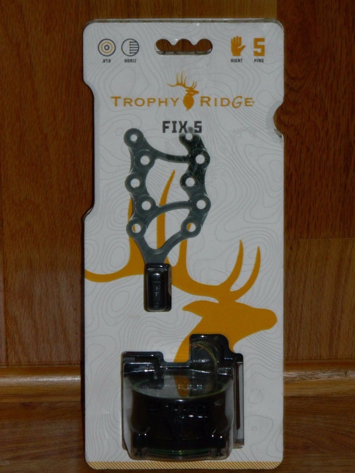 Trophy Ridge Fix Series Sight 5 Pin Bow Sight  Black 