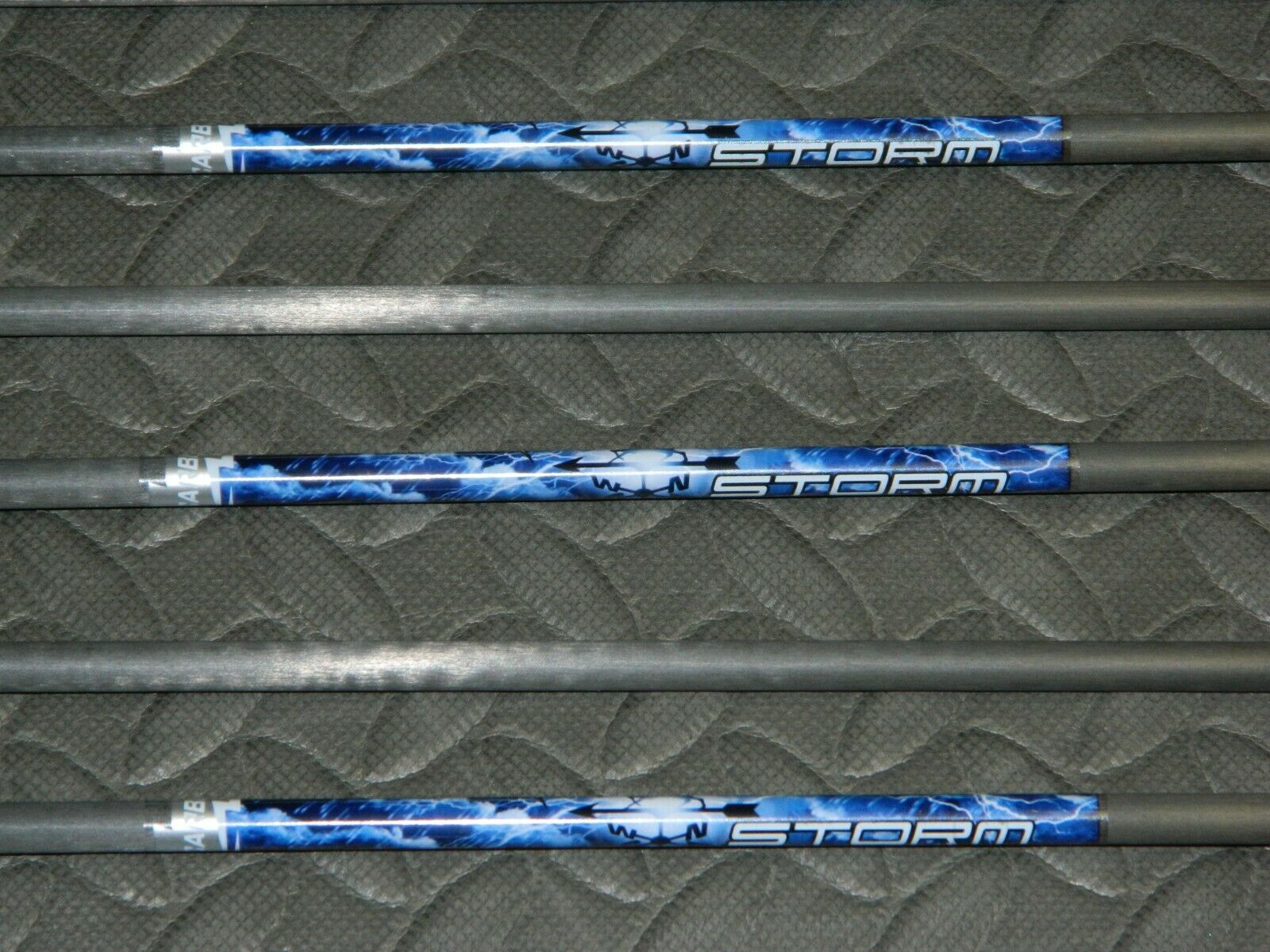 6 Pack Easton Archery 350 Spine Storm Arrows 